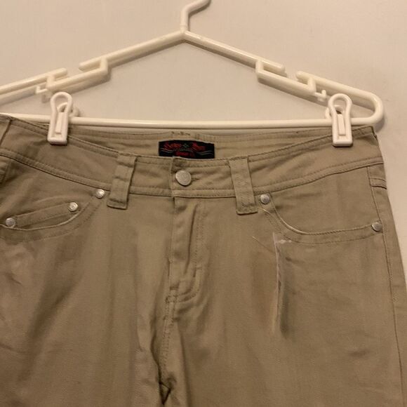 Honey Bun khaki skinny ankle jeans Size 9 NWT - Picture 2 of 8